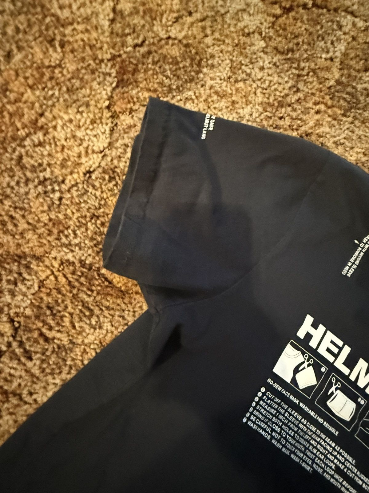 Helmut Lang Helmut Lang Black Tee Size US XL / EU 56 / 4 - 2 Thumbnail