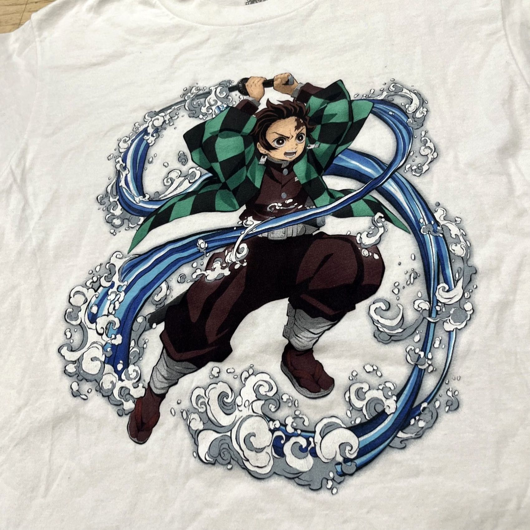 Vintage DEMON SLAYER MUGEN TRAIN Shirt Men M White Anime Graphic Tee Size US M / EU 48-50 / 2 - 5 Thumbnail