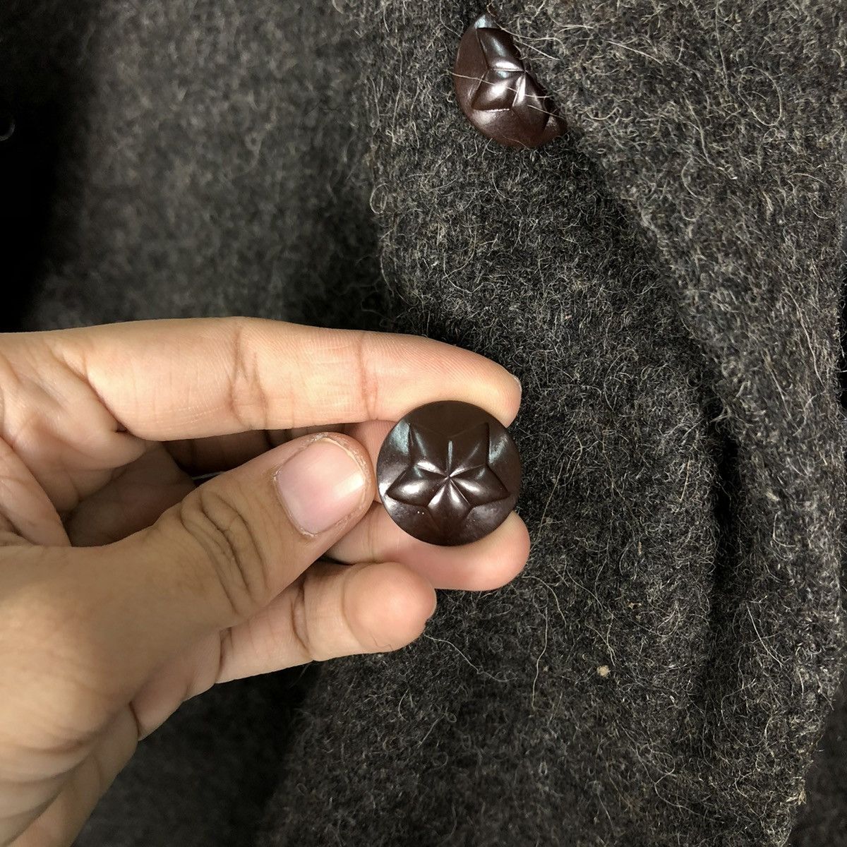 Vintage 🔥TRUE VINTAGE 1940’s LONG JACKET WOOL CANADIAN MILITARY Size US M / EU 48-50 / 2 - 17 Thumbnail
