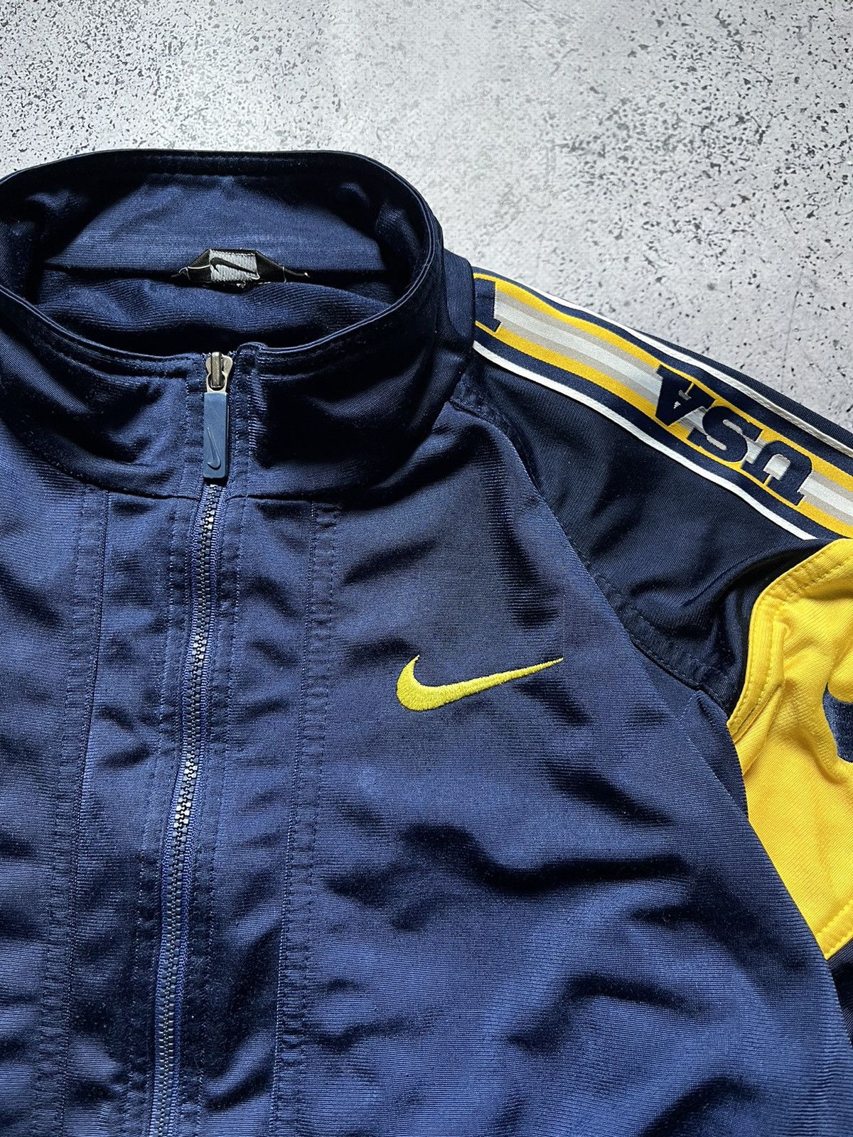 Nike Vintage Nike USA Zip Track Jacket Drill Y2K TN ACG Gorpcore Size US S / EU 44-46 / 1 - 4 Thumbnail