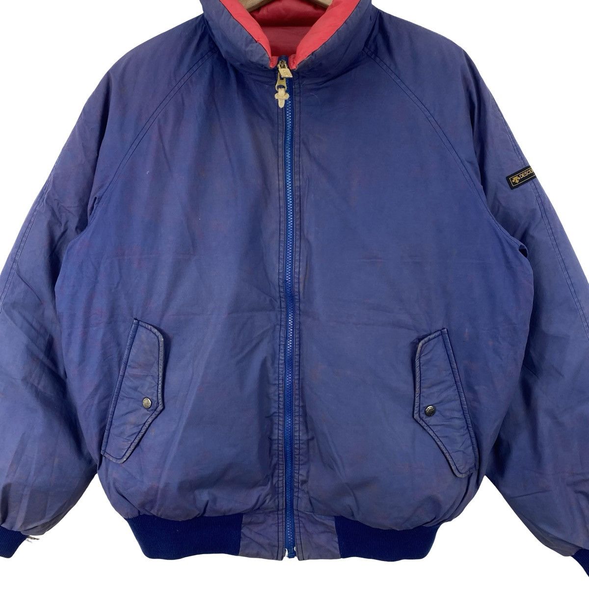 Descente Vintage DESCENTE Puffer Bomber Jacket Collar Duck Down Ski Size US L / EU 52-54 / 3 - 6 Thumbnail