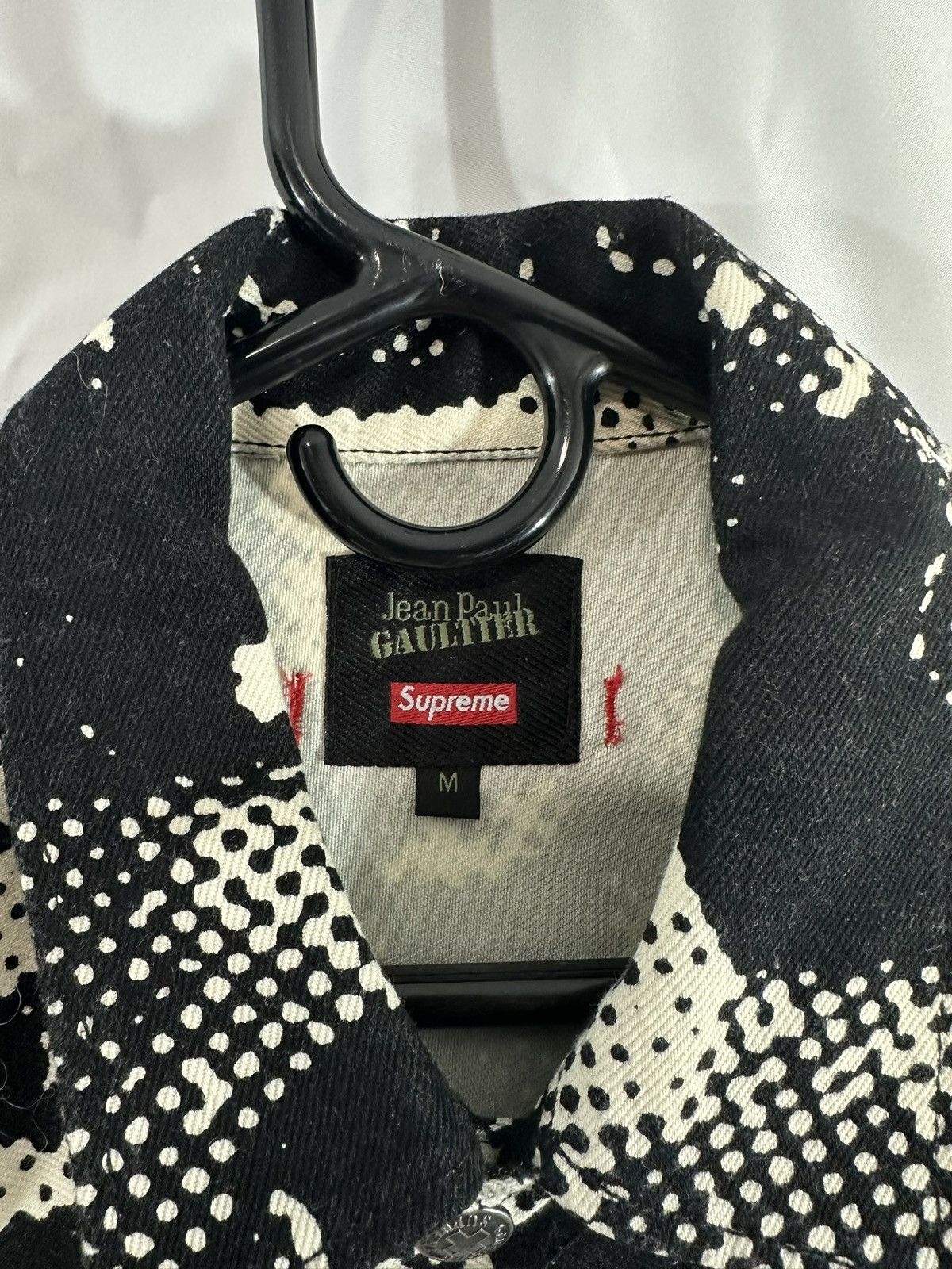 Jean Paul Gaultier × Supreme Supreme x Jean Paul Gaultier Denim Rasicm Jacket Size US M / EU 48-50 / 2 - 3 Thumbnail