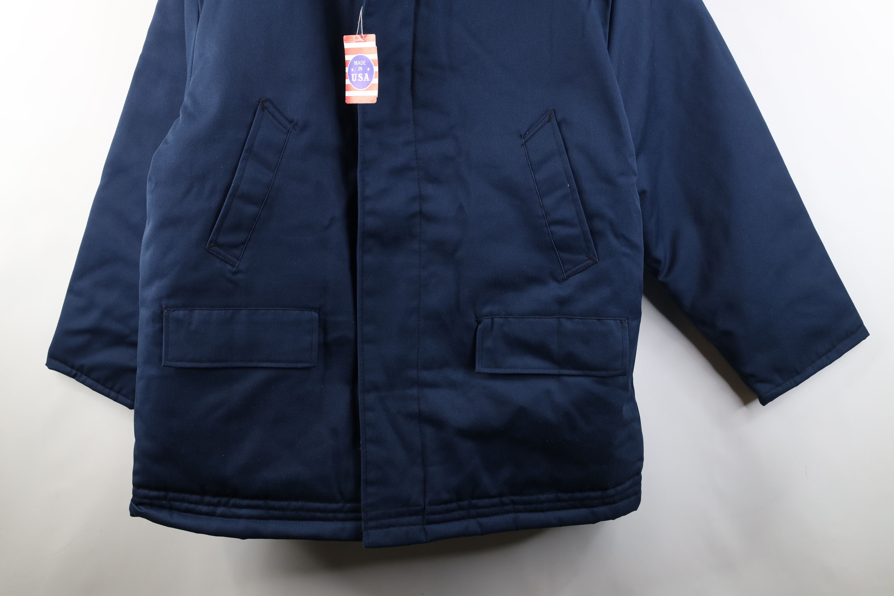 Vintage Deadstock Vintage 90s Military B34 Jacket Workwear Blue USA Size US XL / EU 56 / 4 - 3 Thumbnail