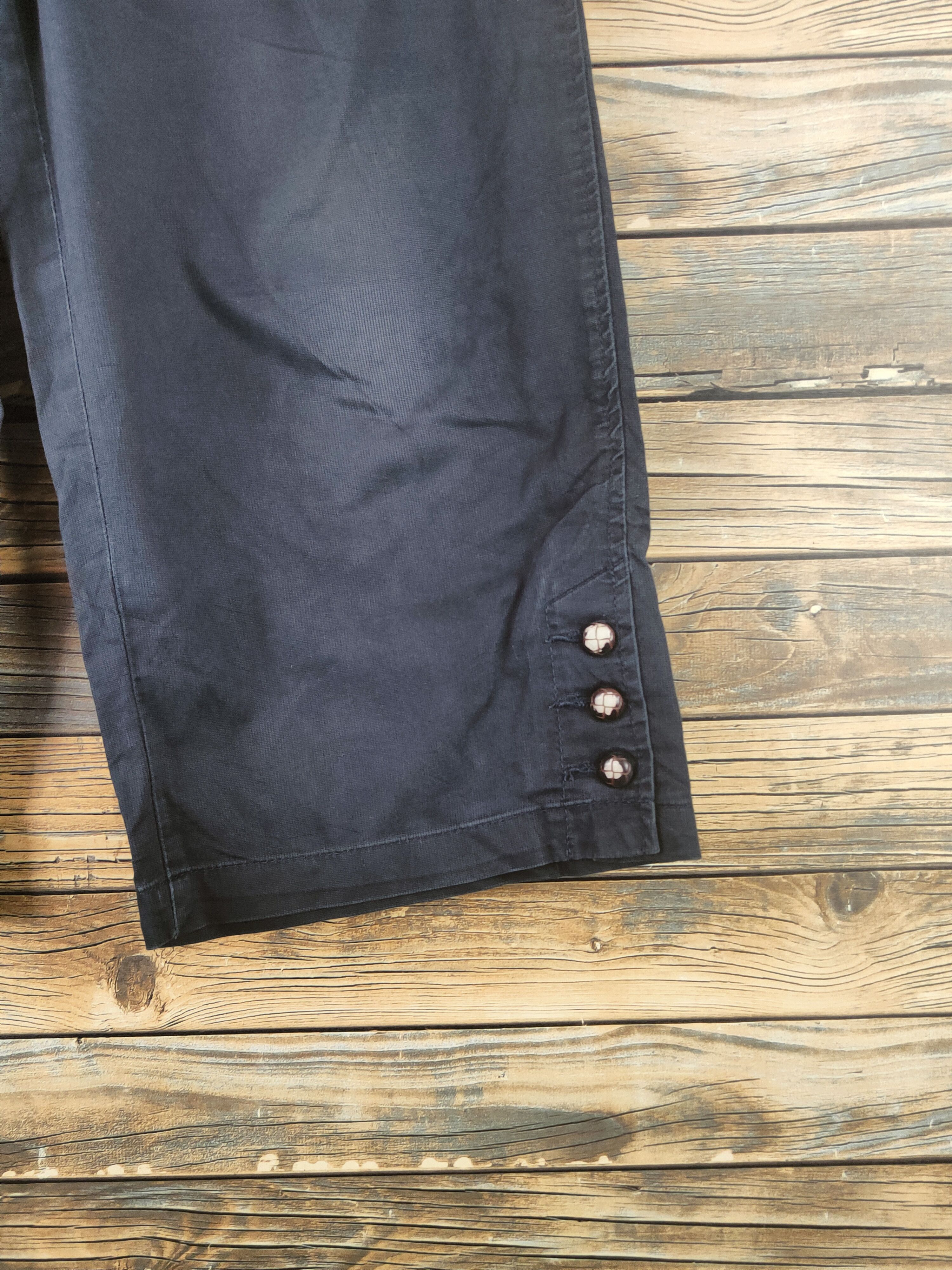 Japanese Brand DL Self-service Navy Multipocket Casual Pants #46-315 Size 30" / US 8 / IT 44 - 6 Thumbnail