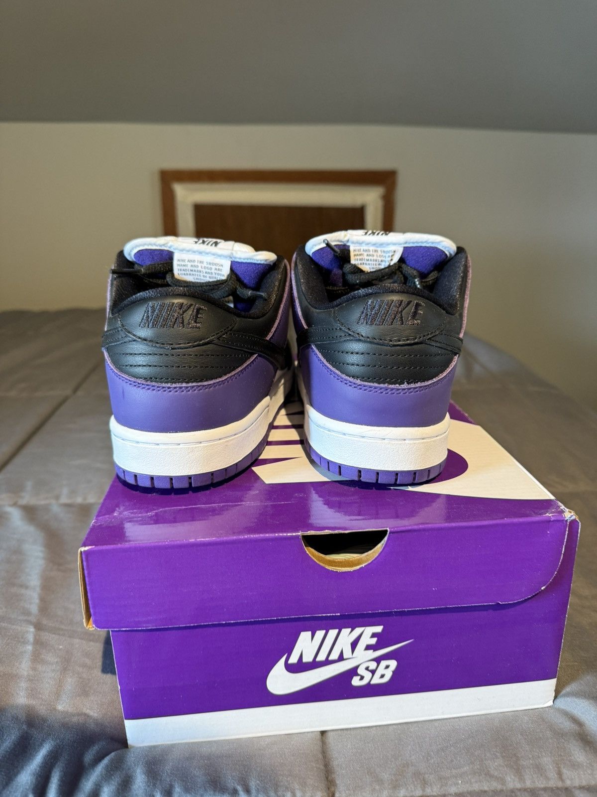 Nike SB Nike SB Dunk Low Pro Court Purple Size US 10 / EU 43 - 3 Thumbnail