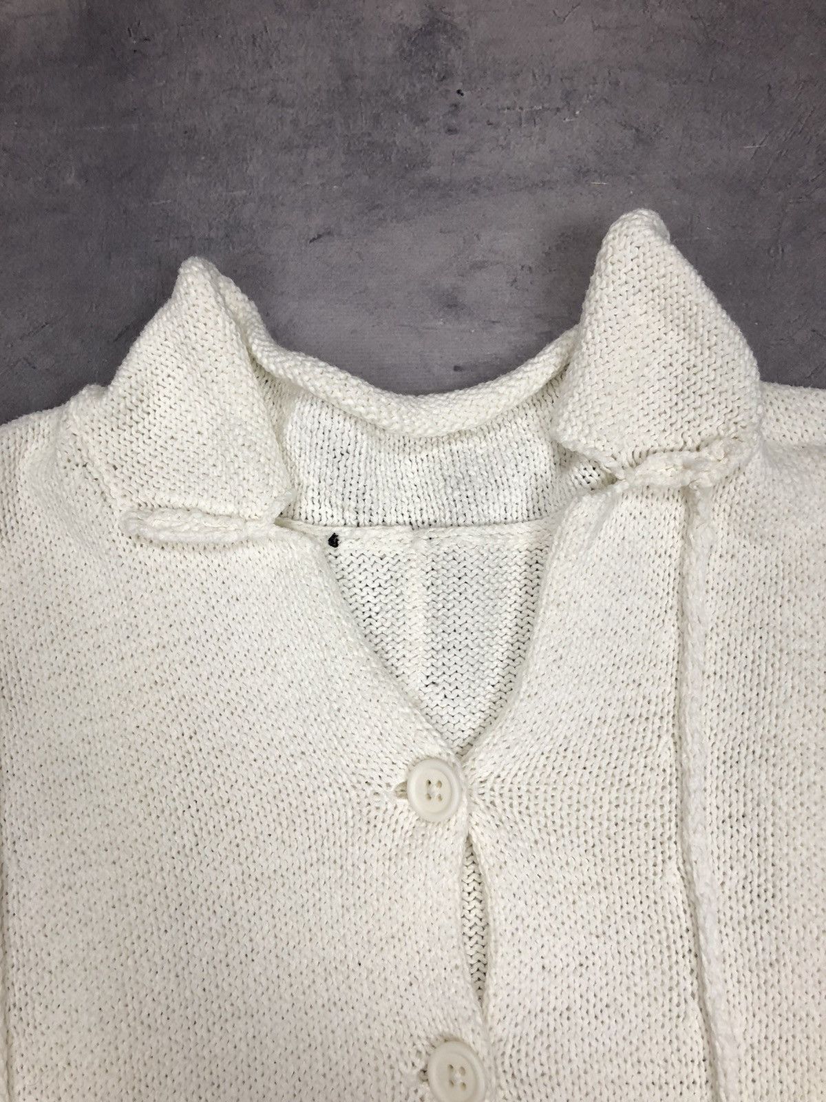 Rundholz Rundholz Black Label Flared Panel Cardigan in Off-White Size M / US 6-8 / IT 42-44 - 7 Thumbnail