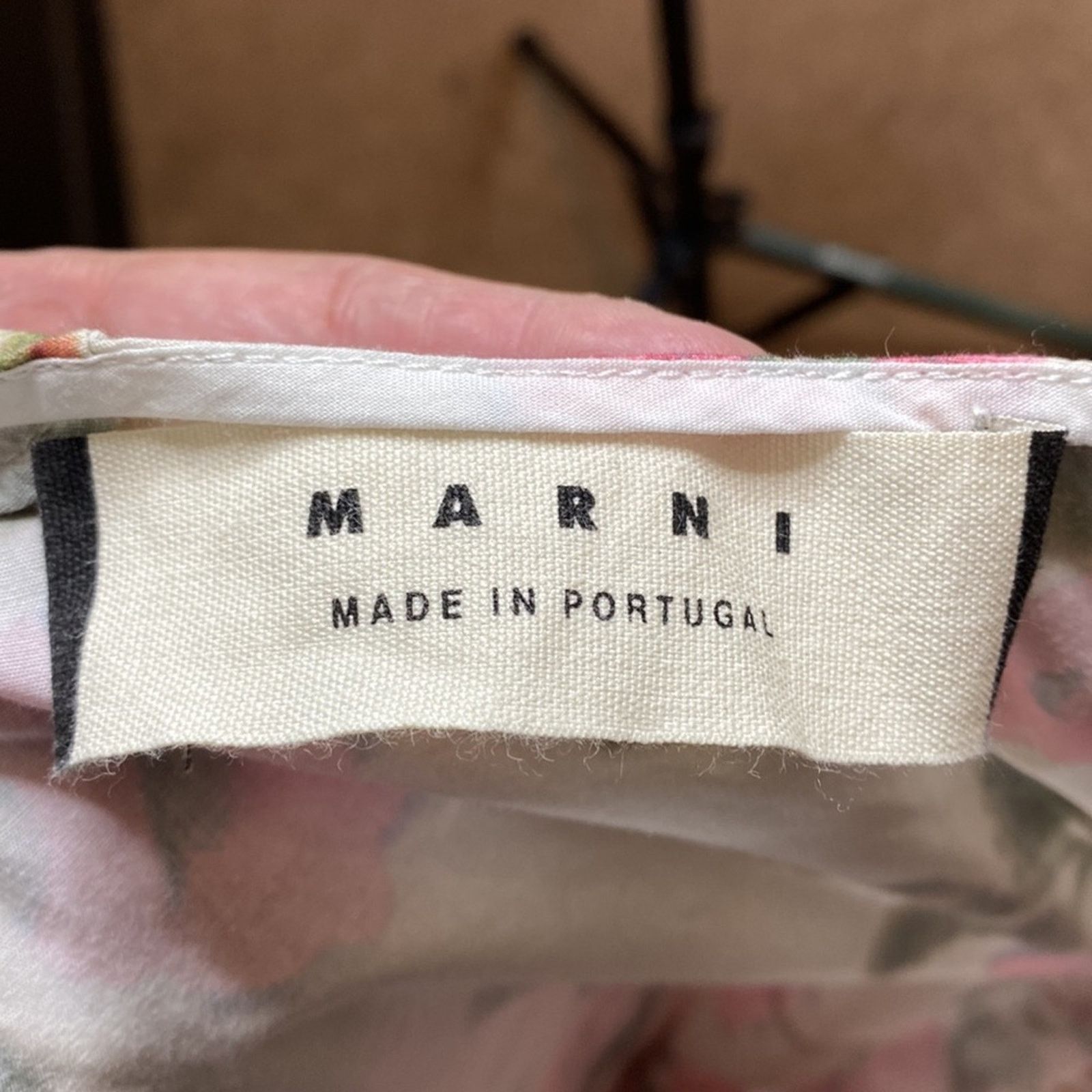 Marni Marni A-Line Dress Pink Floral Poplin Size 40/ US 4 Size S / US 4 / IT 40 - 8 Thumbnail
