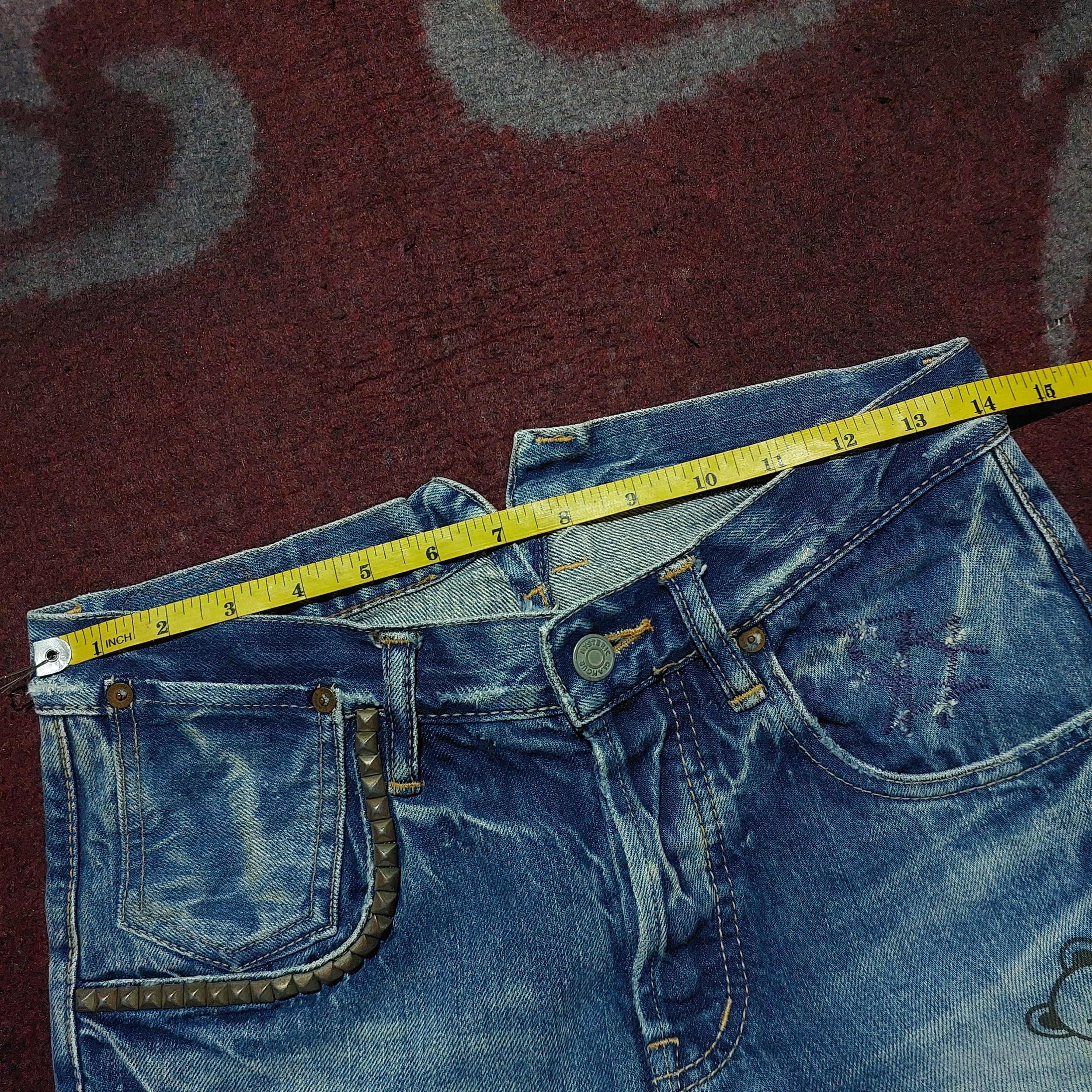 Hysteric Glamour Hysteric Glamour japanese buckle back selvedge blue denim Size US 28 / EU 44 - 13 Thumbnail