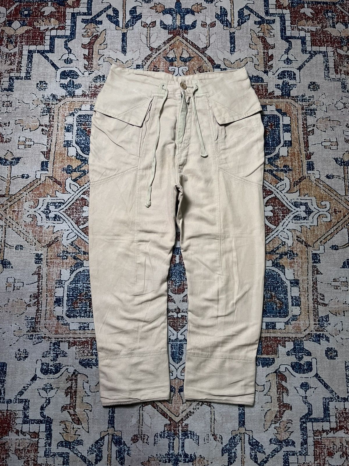 Marithe + Francois Girbaud Le Casual De Marithe Francois Girbaud Long Pants Big Pocket Size US 31 - 1 Thumbnail