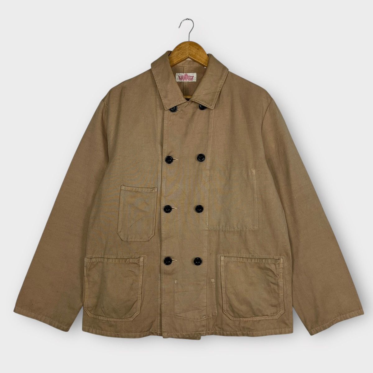 HOLLYWOOD RANCH MARKET 🔥 Pick Hollywood Rach Market Moleskin Double Breast Jacket Size US L / EU 52-54 / 3 - 1 Thumbnail