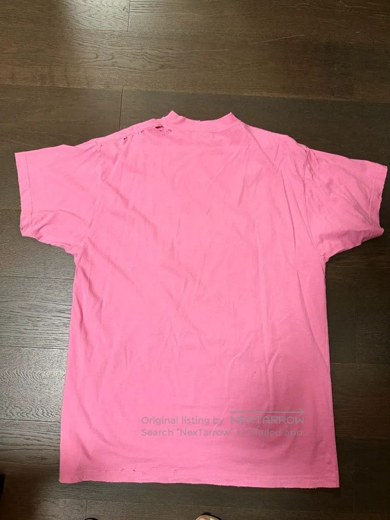 Balenciaga Balenciaga Pink Foamed Letter Short Sleeve T-Shirt, Size 1 Size US S / EU 44-46 / 1 - 6 Thumbnail