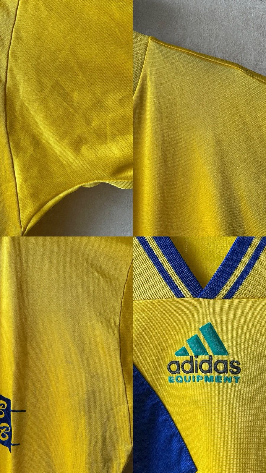 Adidas Vintage 90s Adidas Equipment Y2K Soccer Jersey Size US XL / EU 56 / 4 - 10 Thumbnail