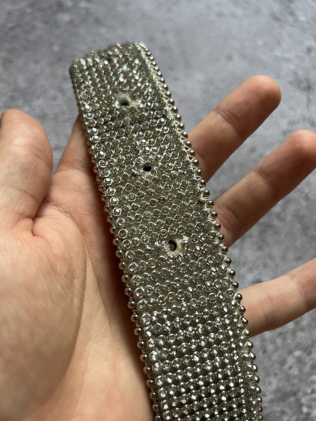 Other Vintage B.B Simon Style Chrystal Rhinestones Belt Y2K Size ONE SIZE - 11 Thumbnail
