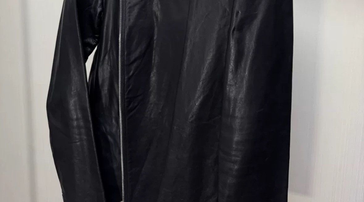 Rick Owens Rick Owens 14SS diagonal leather jacket and leather jacket Size US S / EU 44-46 / 1 - 3 Thumbnail