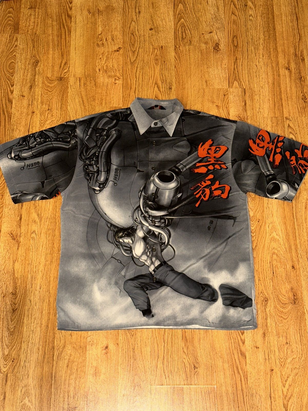 Mecca Y2K Vtg Fist Of The North Star Anime Button Down Shirt LARGE Size US L / EU 52-54 / 3 - 1 Thumbnail