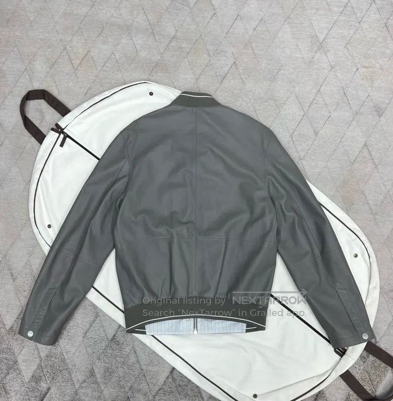 Hermes Hermes Spring-Summer Elephant Gray Lamb Leather Baseball J Size US S / EU 44-46 / 1 - 6 Thumbnail
