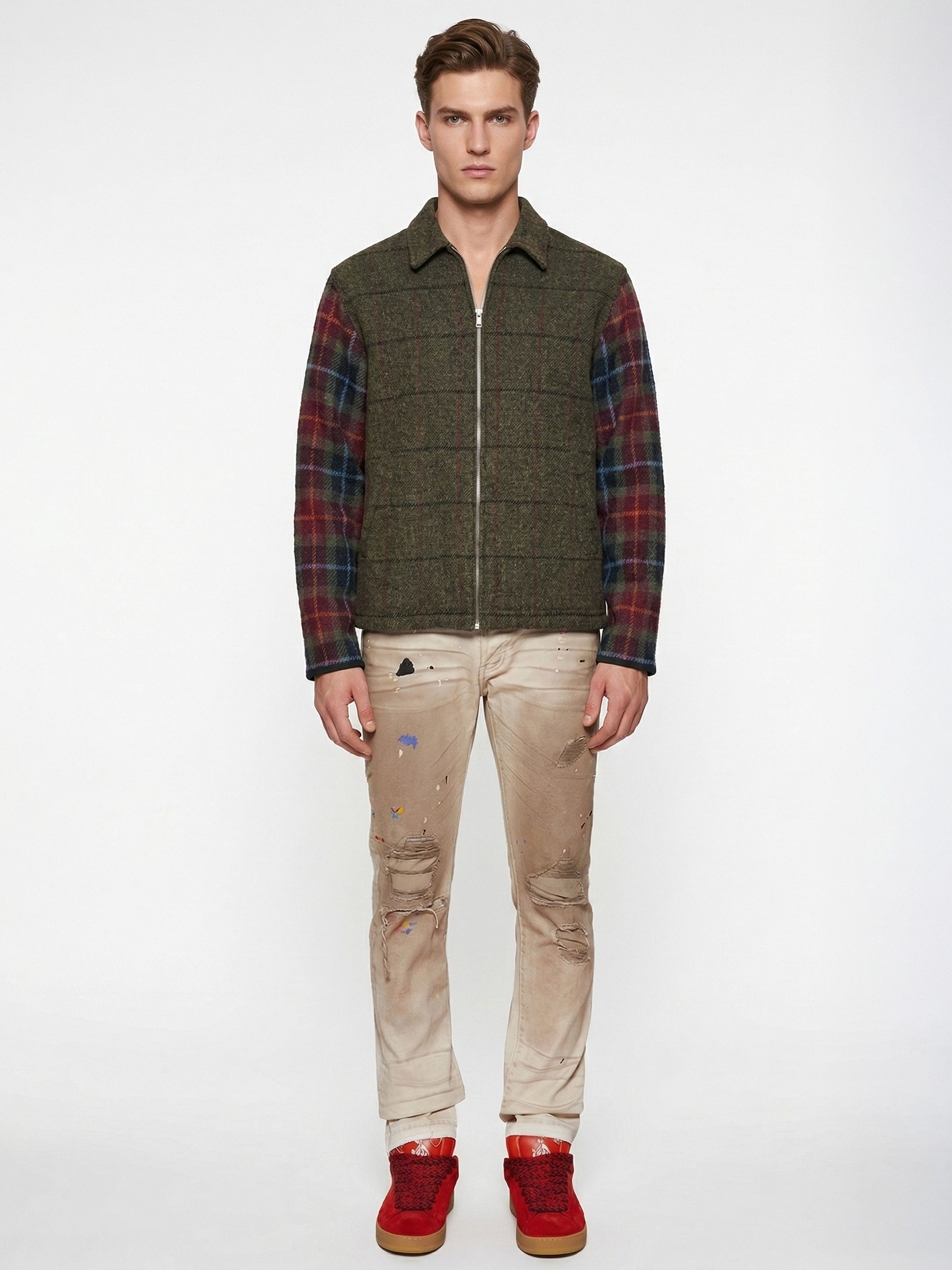 Undercover Runway FW'25 Harris Tweed Plaid Jacket Size US L / EU 52-54 / 3 - 16 Thumbnail