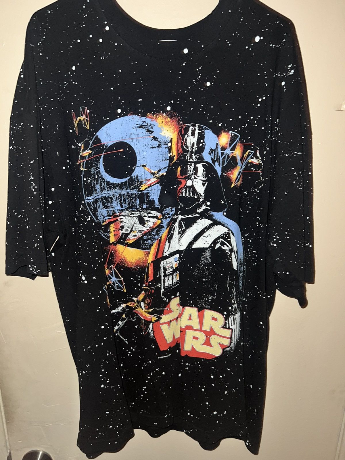 image of Star Wars Vintage Tee in Black, Men's (Size XL)