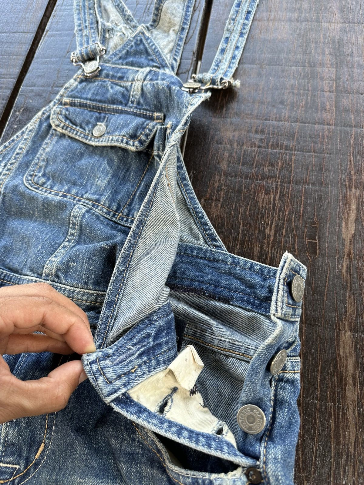 Hysteric Glamour × Vintage Vintage hysteric glamour overall short denim rare design Size 30" / US 8 / IT 44 - 8 Thumbnail