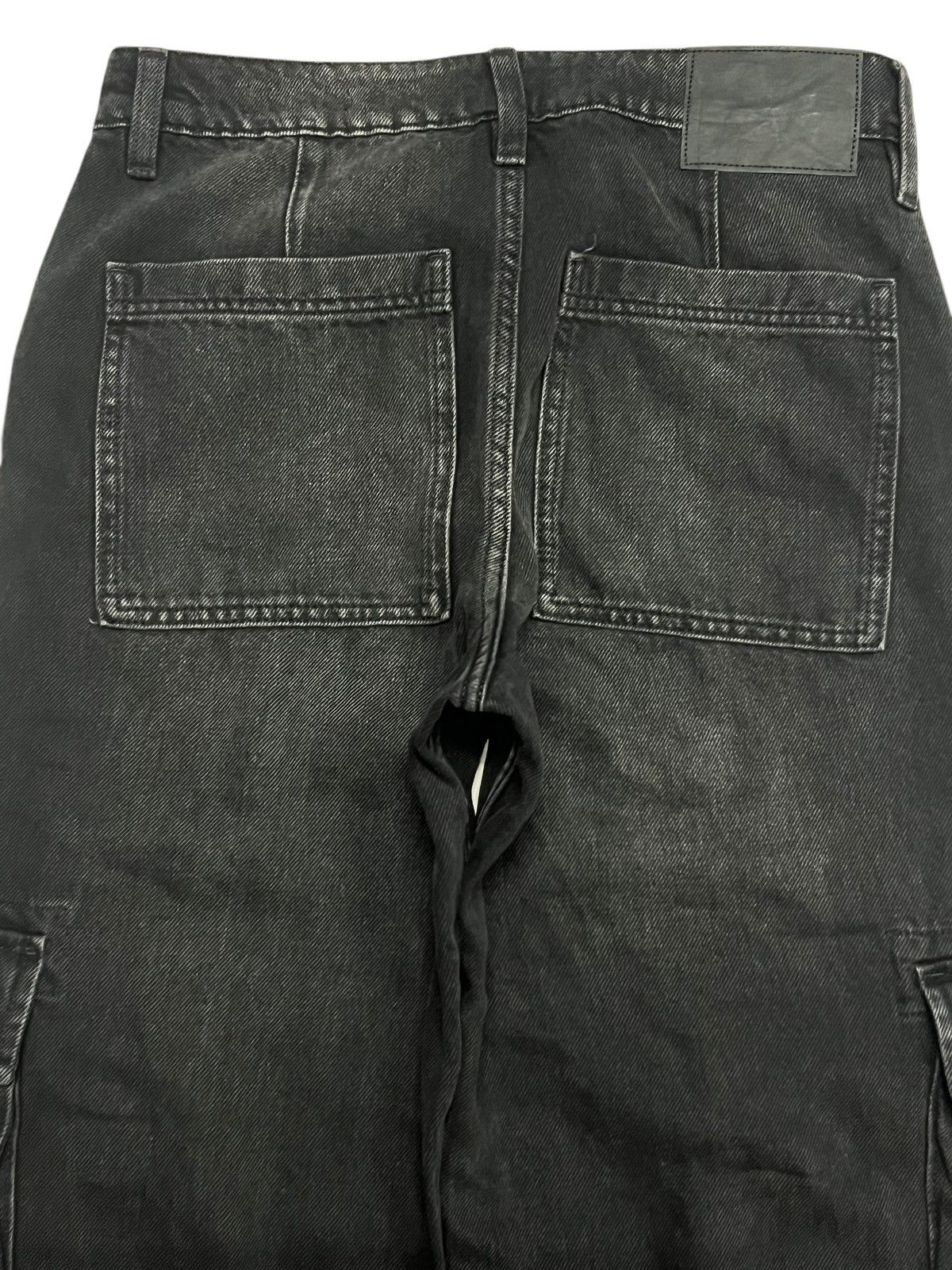 Asos Cotton On Baggy Fit Jeans Faded Black Denim Contra Stich Size US 30 / EU 46 - 5 Thumbnail