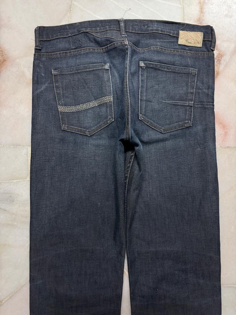Vintage 💥Sick Jeans💥90s Style Sicko Denim Rusty Mudwash Thrashed Size US 35 - 16 Thumbnail
