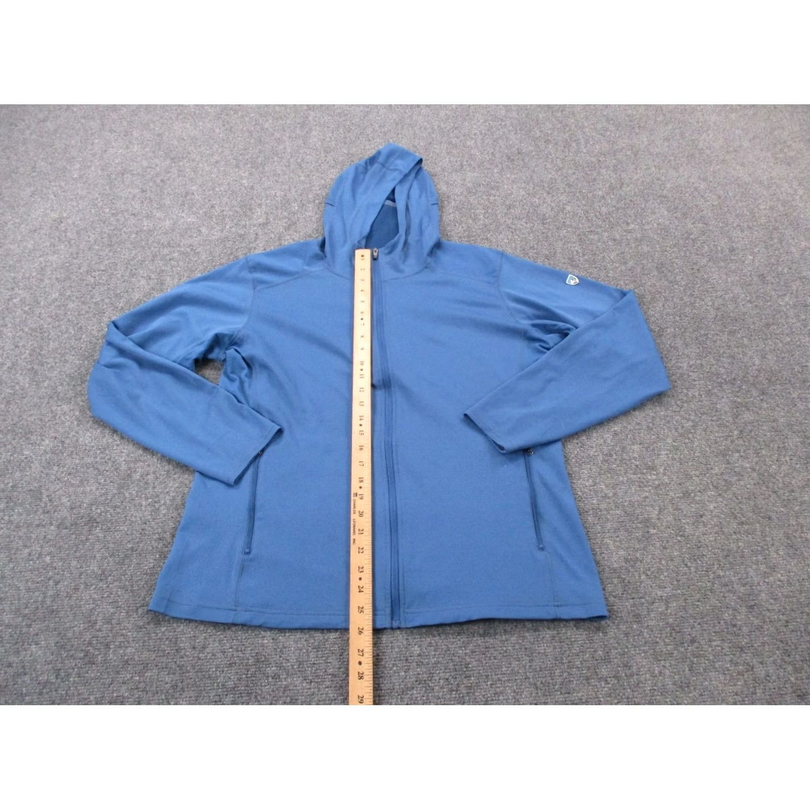 Vintage Kuhl Jacket Womens M Blue Lightweight Shadow Hiking Hoodie Outdoors Size M / US 6-8 / IT 42-44 - 3 Thumbnail