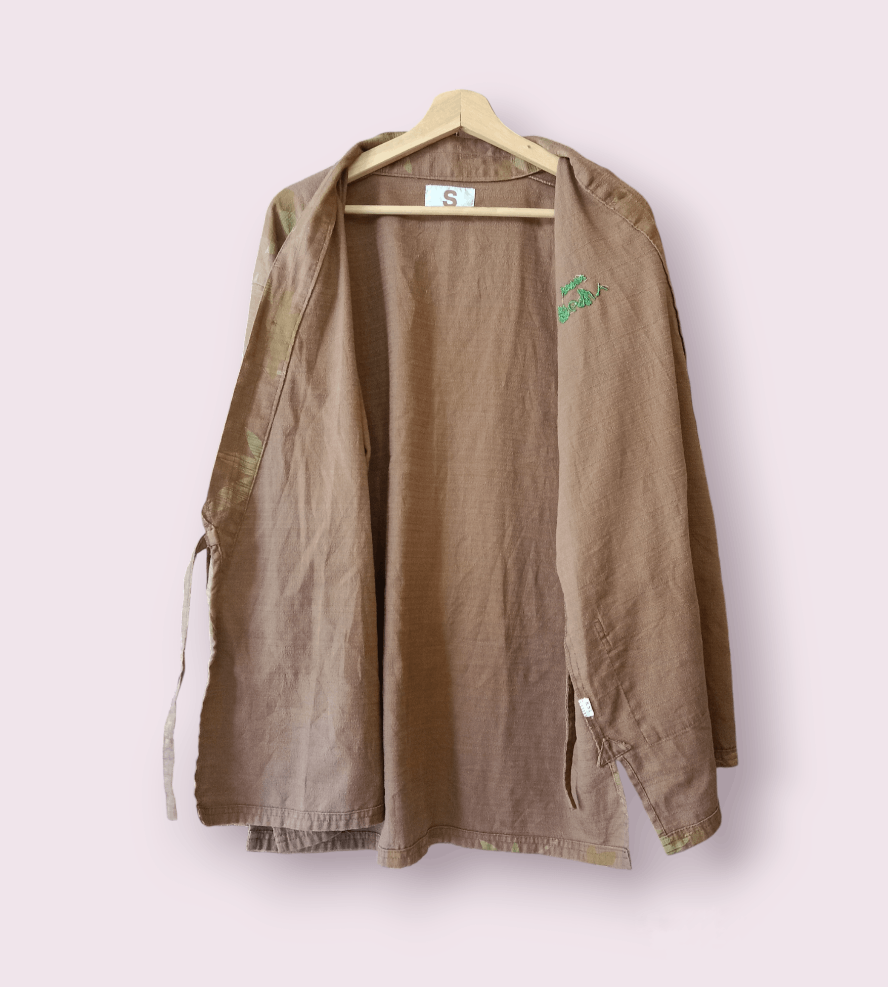 Japanese Brand Vintage Marijuana Printed Sanjuro kimono Jacket Size US M / EU 48-50 / 2 - 6 Thumbnail
