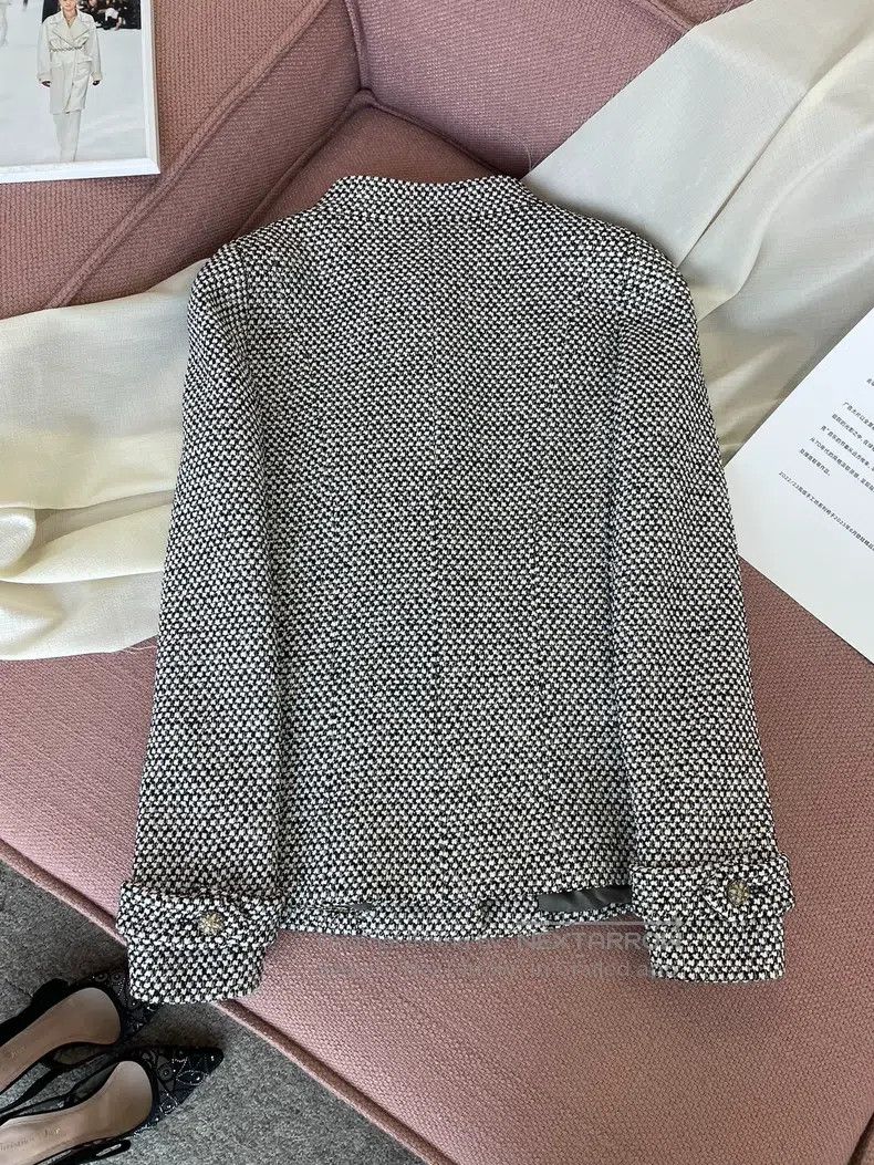 Chanel Chanel Mumbai series stand-up collar tweed woven jacket Size XS / US 0-2 / IT 36-38 - 5 Thumbnail