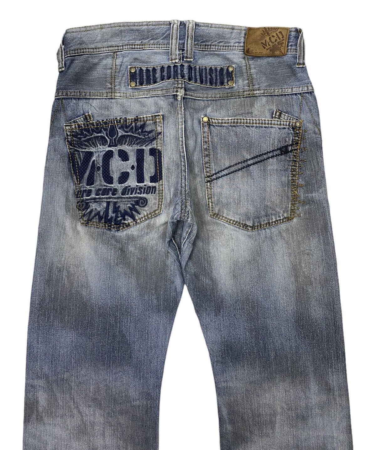 If Six Was Nine 🔥MORE CORE DIVISION EMBROIDERY DISTRESSED DENIM JEANS RARE Size US 32 / EU 48 - 6 Thumbnail