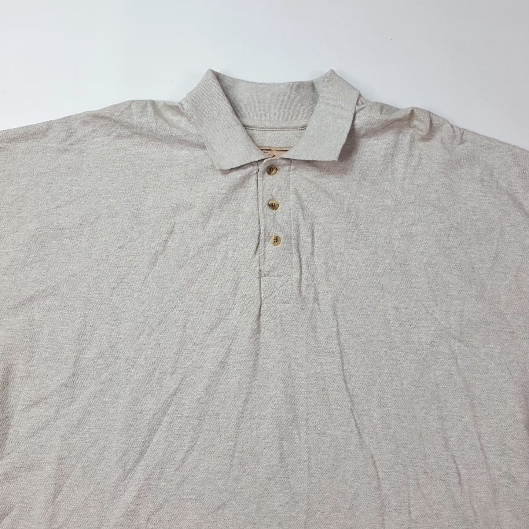 Vintage VINTAGE Woolrich Polo Shirt Big 4XLB Gray Collared Short Sleeve Button Polo Mens 4X Big & Tall Cotton Knit Golf Casual 90s Retro Sports Size US XXL / EU 58 / 5 - 2 Thumbnail