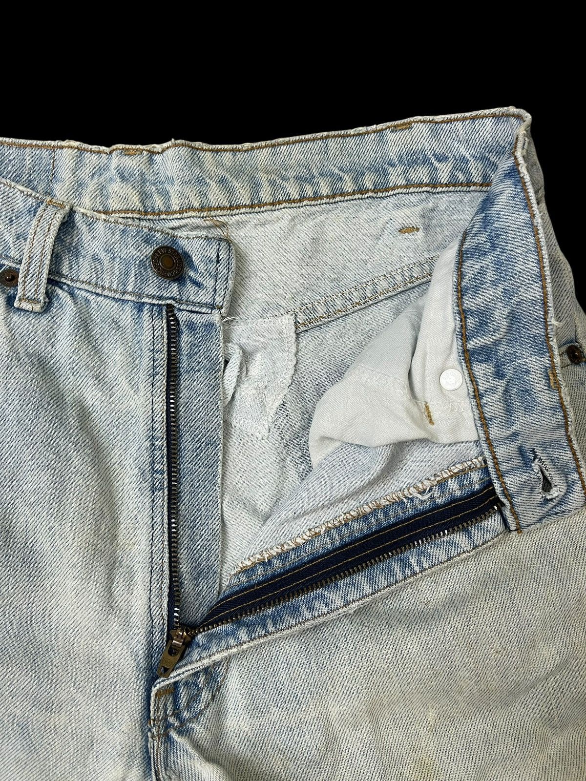 Levi's Vintage Levi’s 550 Jeans Orange Tab Faded Distressed Size US 33 - 5 Thumbnail