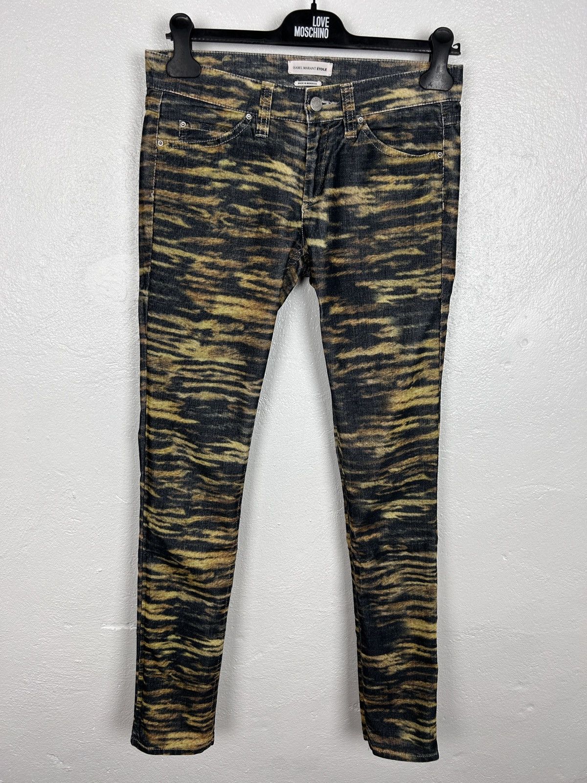 Isabel Marant Etoile Isabel Marant Corduroy Tiger Skinny Jeans Pants Size 26" / US 2 / IT 38 - 1 Thumbnail