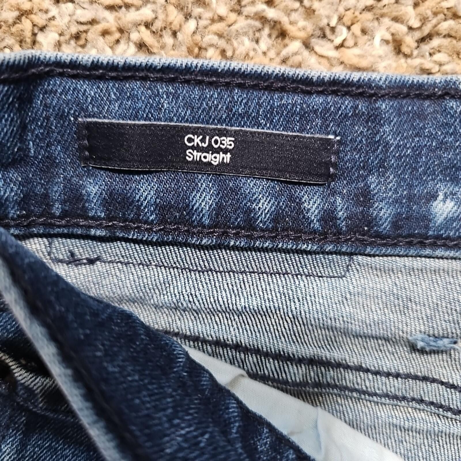 Calvin Klein Calvin Klein CKJ035 40x30 straight Leg Jeans Size US 40 / EU 56 - 4 Thumbnail
