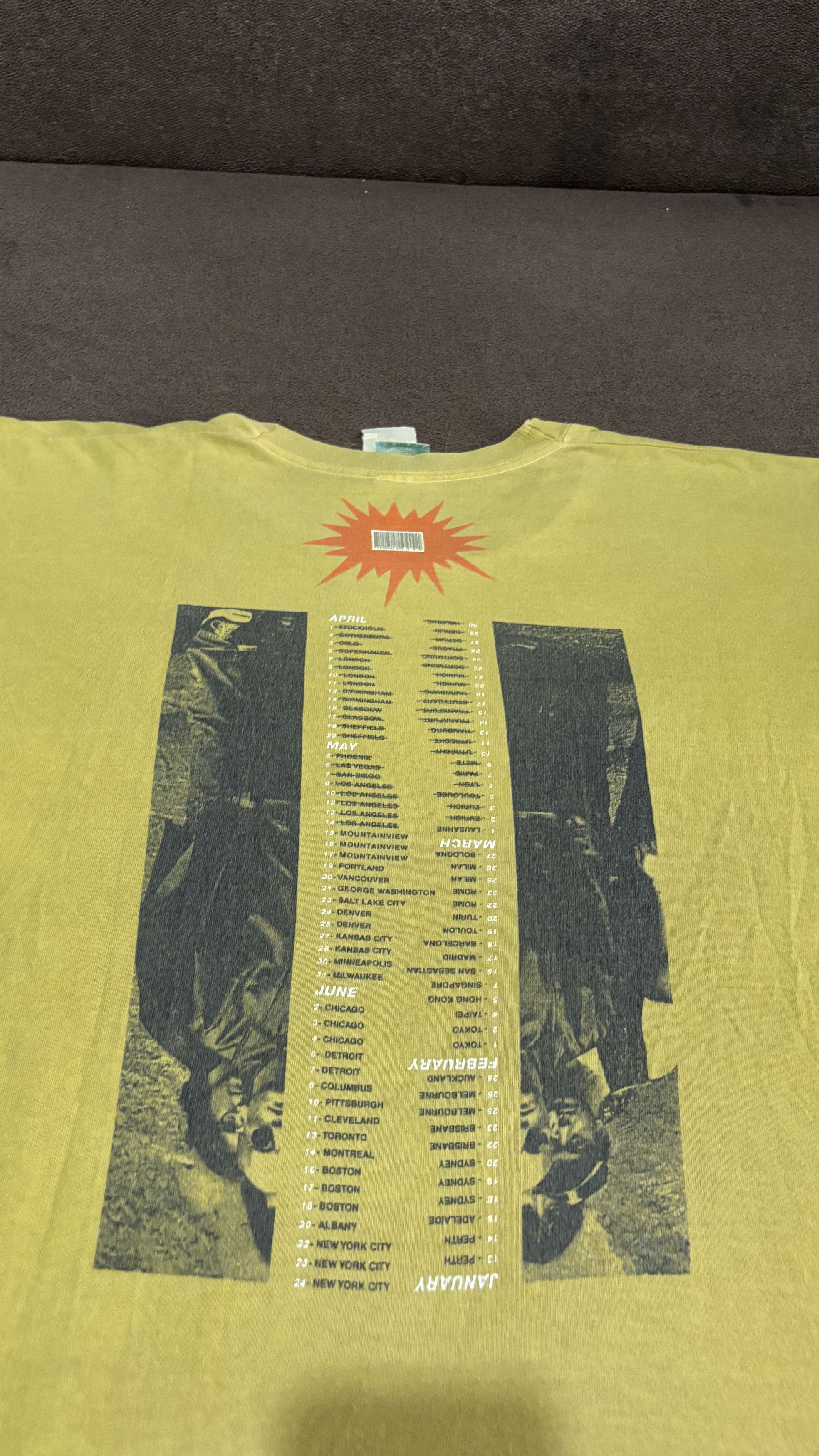 Band Tees VTG REM Tour 1995 Shirt Nirvana RHCP Soundgarden Size US XL / EU 56 / 4 - 7 Thumbnail