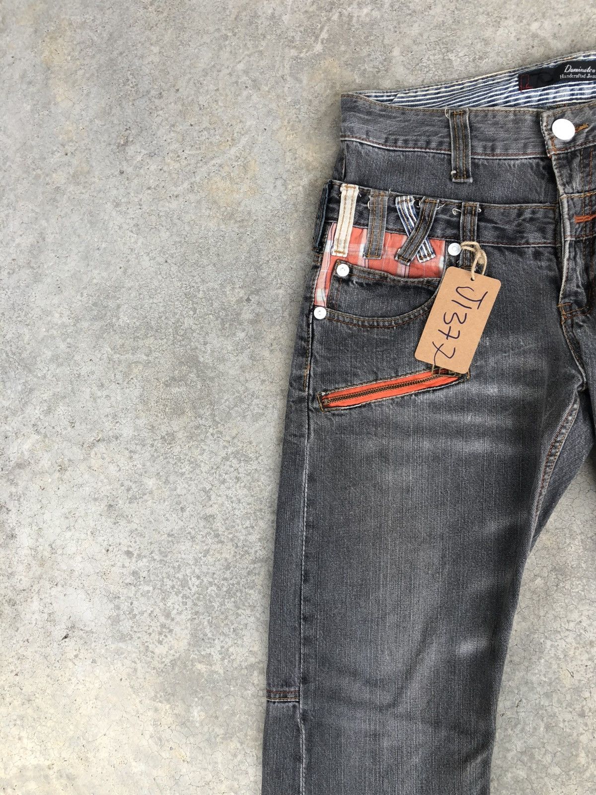 Hysteric Glamour Dominate Hancrafted Double Waist Big Logo Distressed Size US 30 / EU 46 - 4 Thumbnail