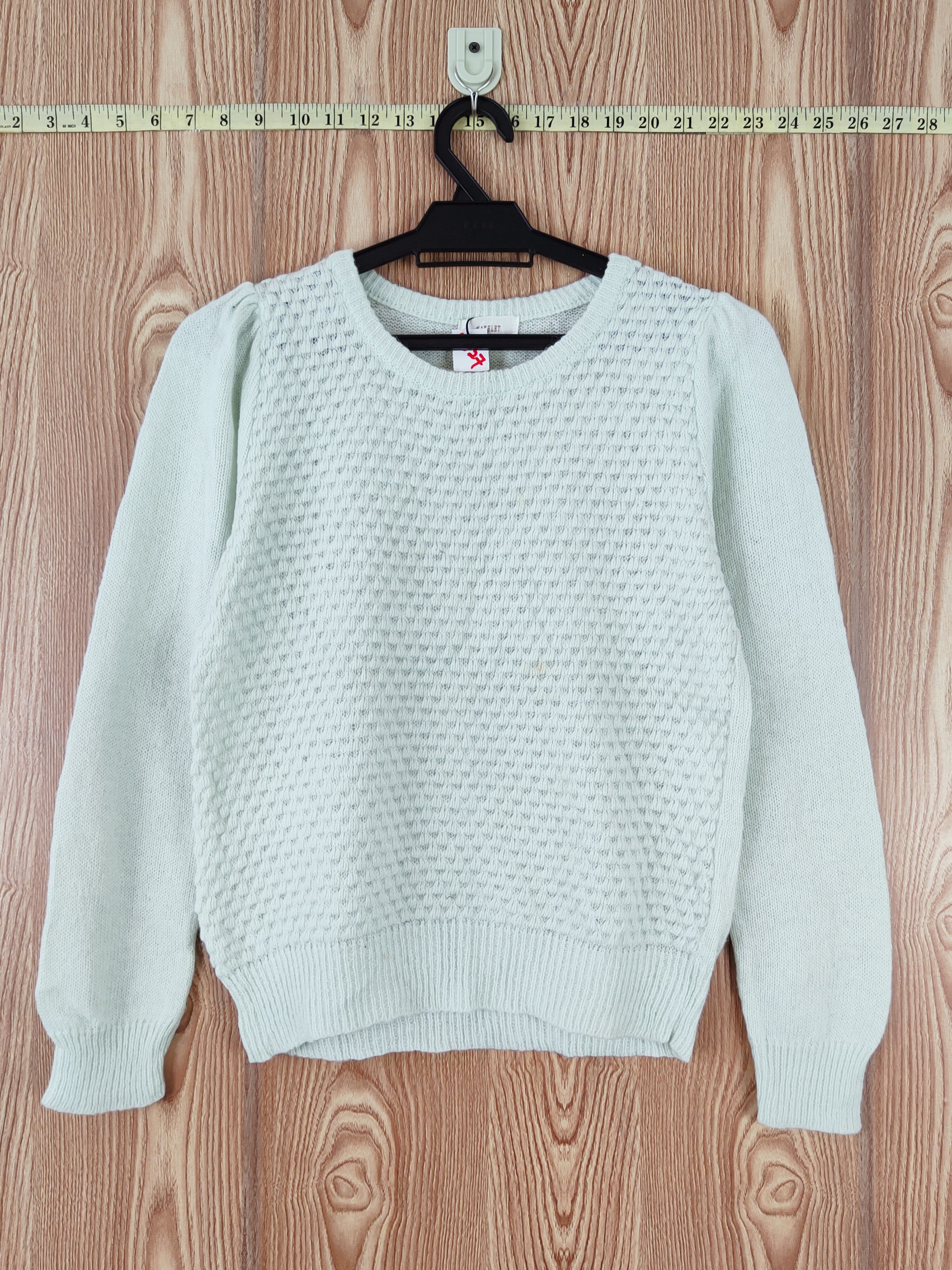 Japanese Brand Makelet Green Knitwear Sweatshirts #W827 Size S / US 4 / IT 40 - 1 Thumbnail