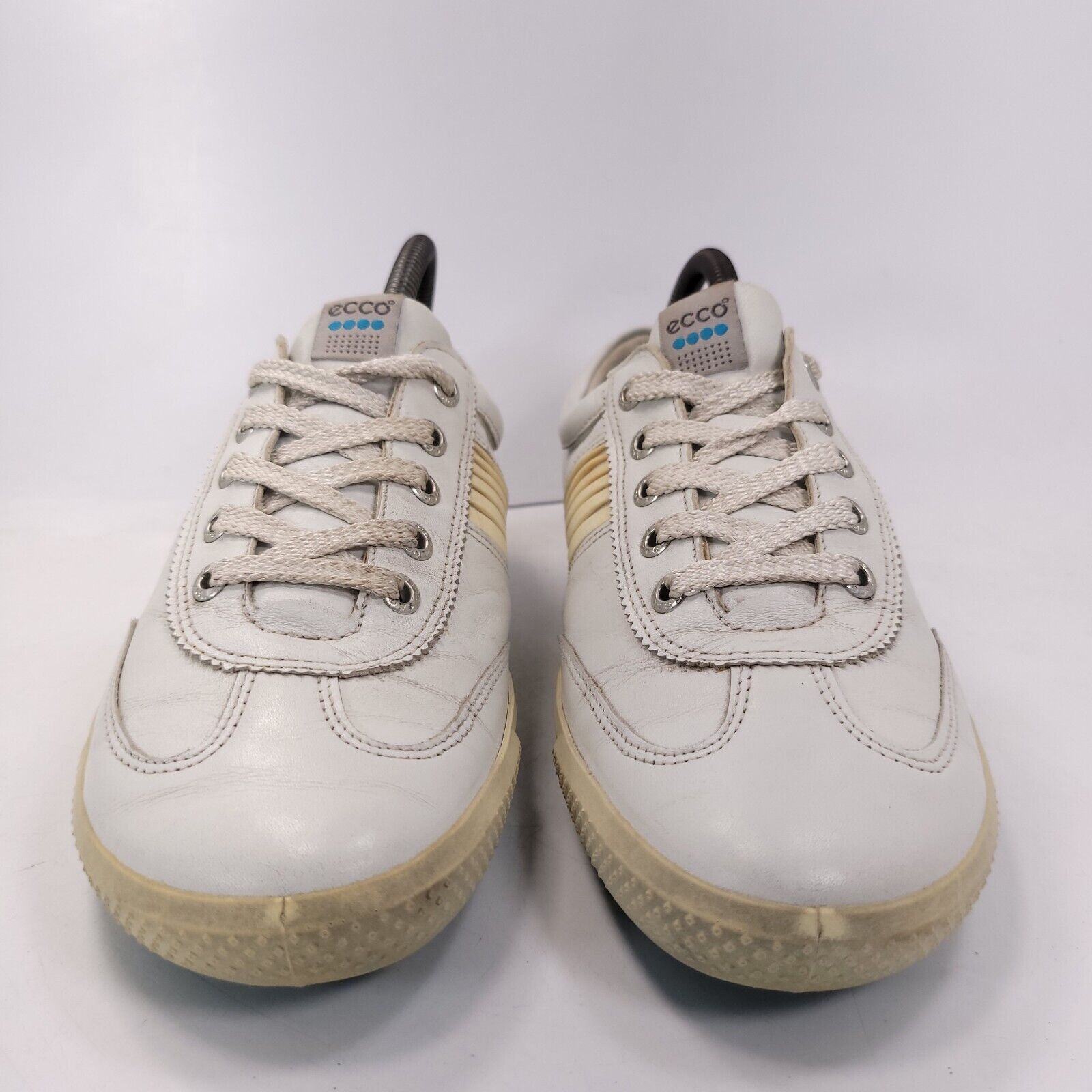 Ecco Ecco Athletic Leather Golf Shoe Womens Size 9 39 Beige White Size US 9 / IT 39 - 2 Thumbnail