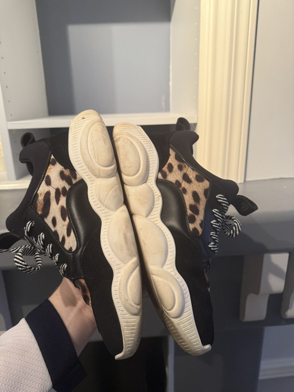 Moschino Moschino Leopard Print Sneakers Size 43 (10) Size US 10 / EU 43 - 5 Thumbnail