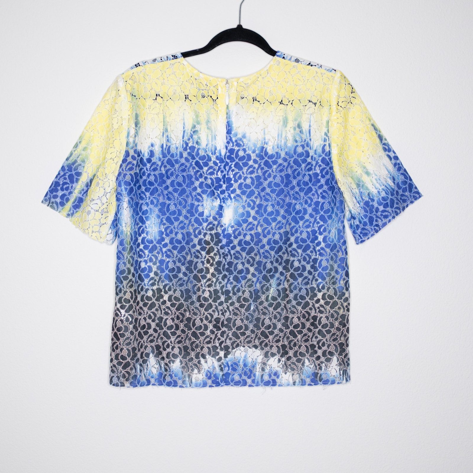 MSGM MSGM Tie Dye Floral Lace Top Size M / US 6-8 / IT 42-44 - 4 Thumbnail