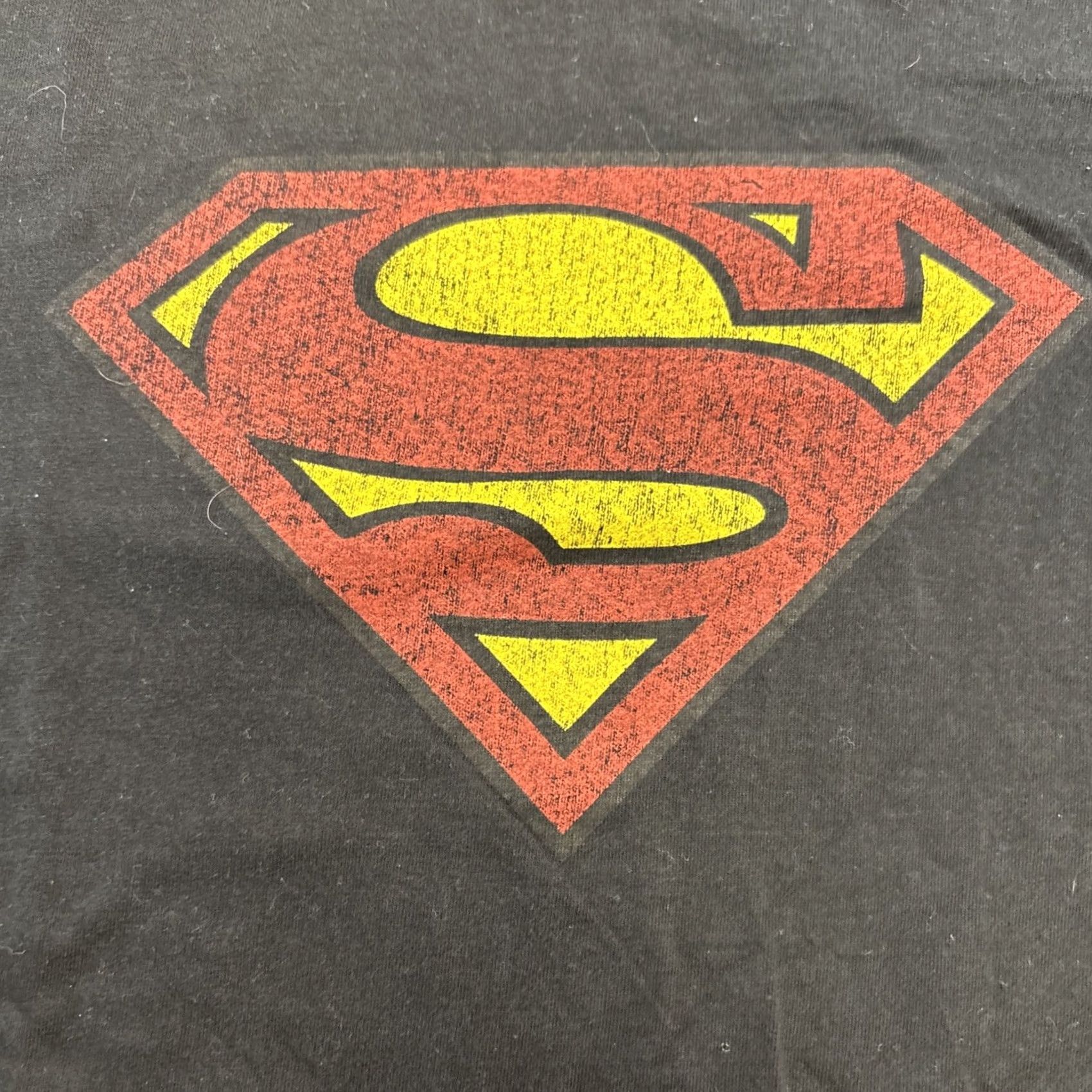 Logo 7 Superman Logo T Shirt Men L Black DC Comics Men’s Large Logo Shirt Size US L / EU 52-54 / 3 - 2 Thumbnail