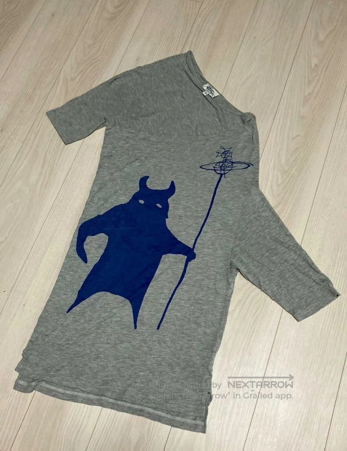 Vivienne Westwood Vivienne Westwood Gray Print Distorted Shirt. Size US XS / EU 42 / 0 - 1 Thumbnail