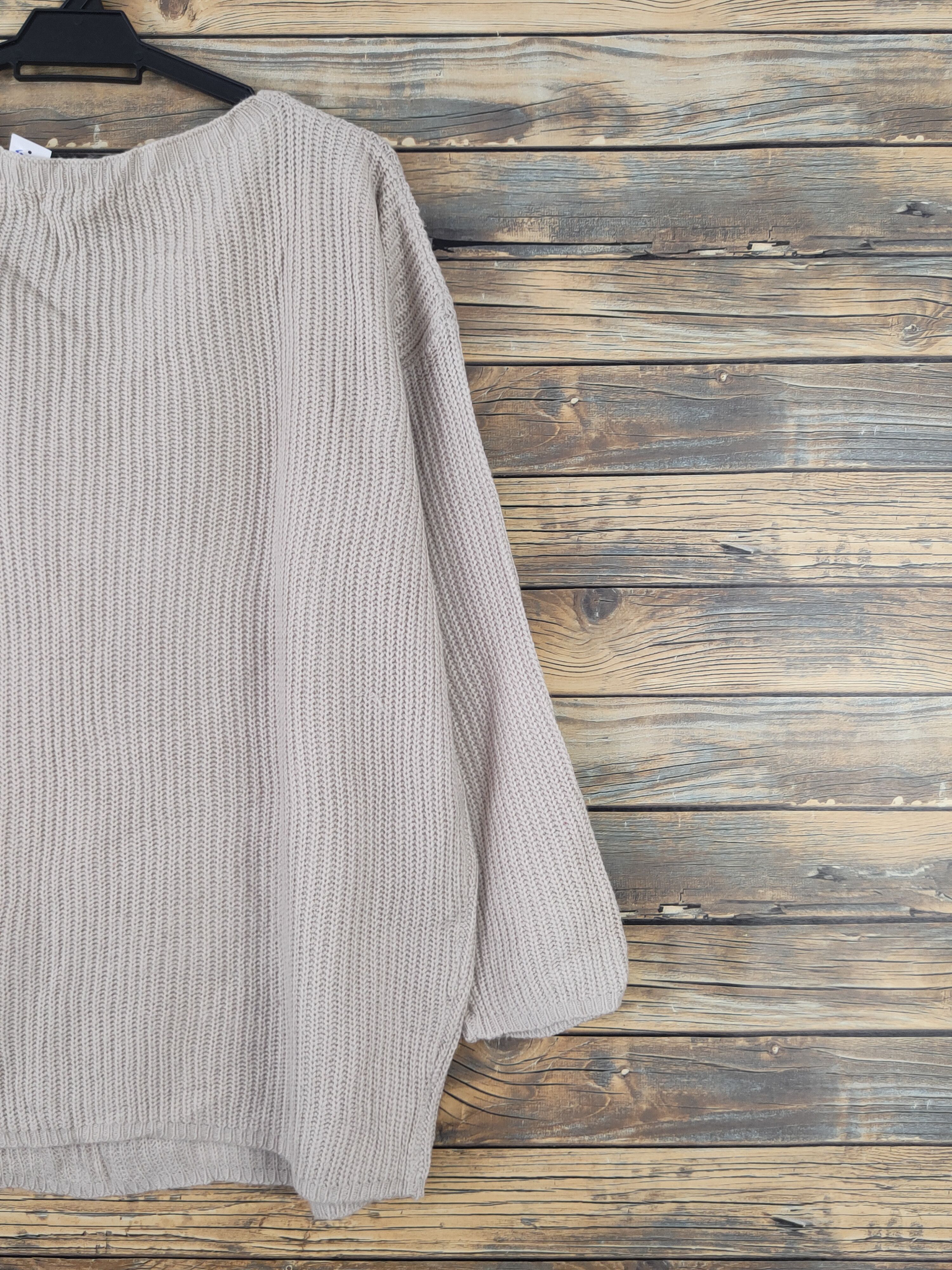 Vintage Titivate Beige Knitwear Sweatshirts #W1827 Size L / US 10 / IT 46 - 9 Thumbnail