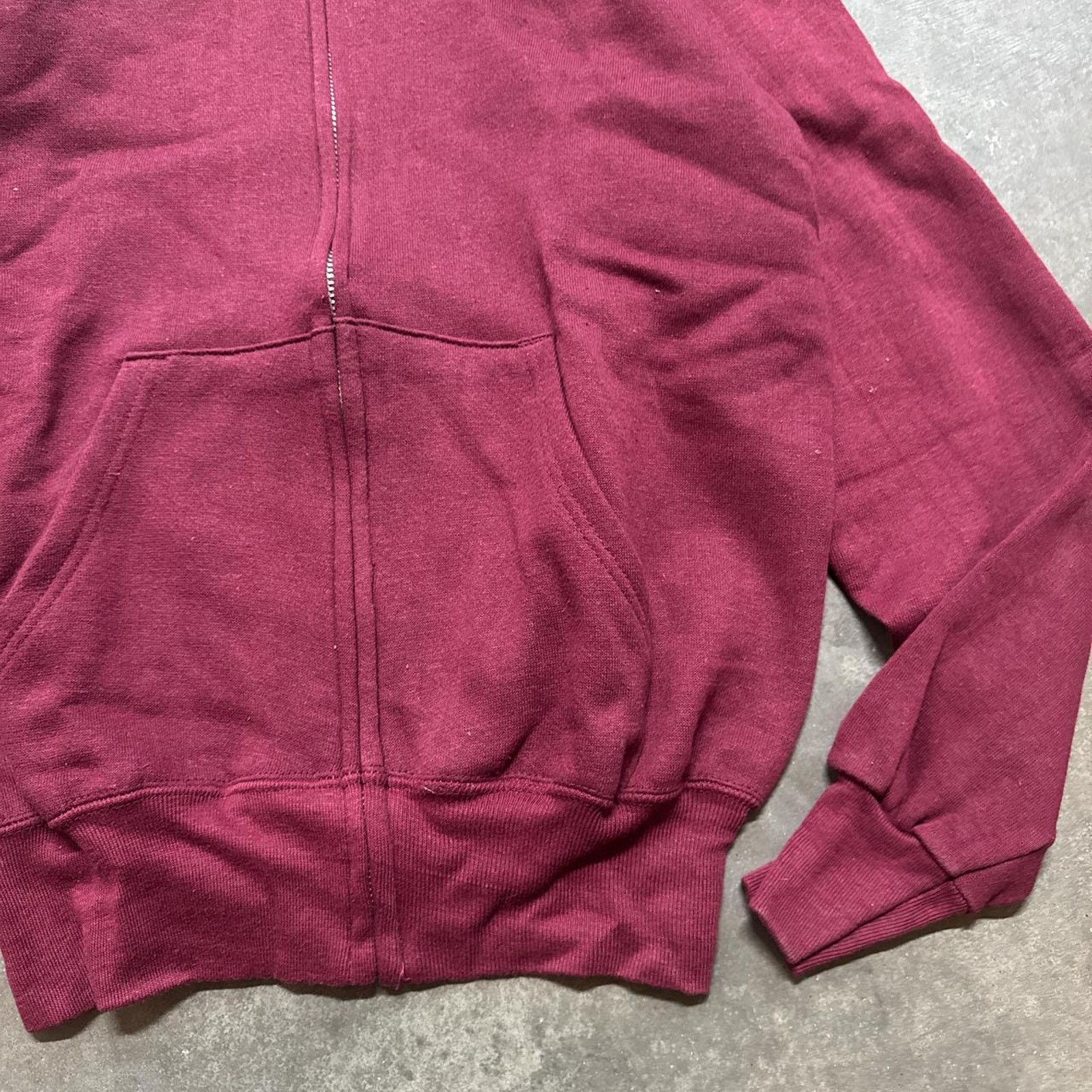 Vintage × Wrangler Wrangler NWT 5050 True Vintage 70s Zip Up Blank Hoodie Size US M / EU 48-50 / 2 - 3 Thumbnail
