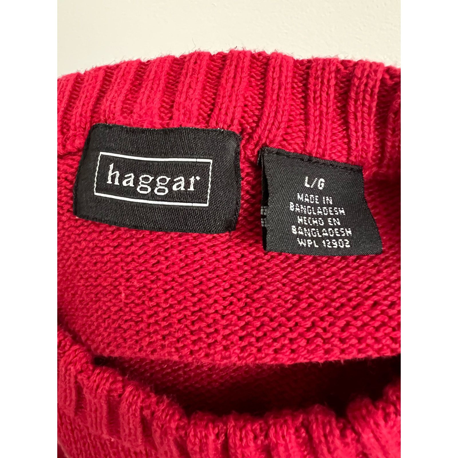 Haggar Haggar Classic Knit Crewneck Sweater Men's Large Size US L / EU 52-54 / 3 - 5 Thumbnail