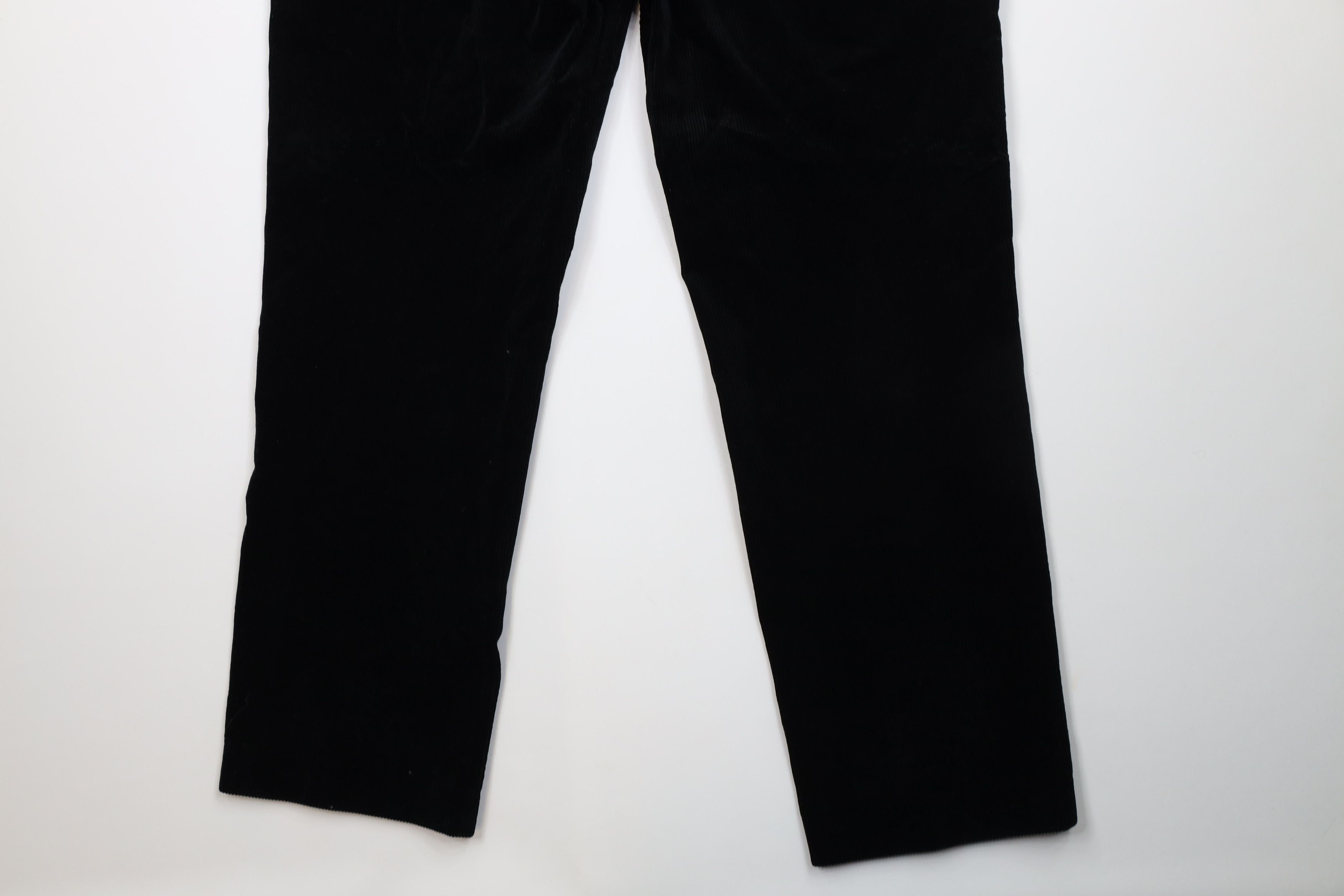 Ralph Lauren Vintage 90s Ralph Lauren Heavy Wide Leg Corduroy Pants Black Size US 36 / EU 52 - 13 Thumbnail