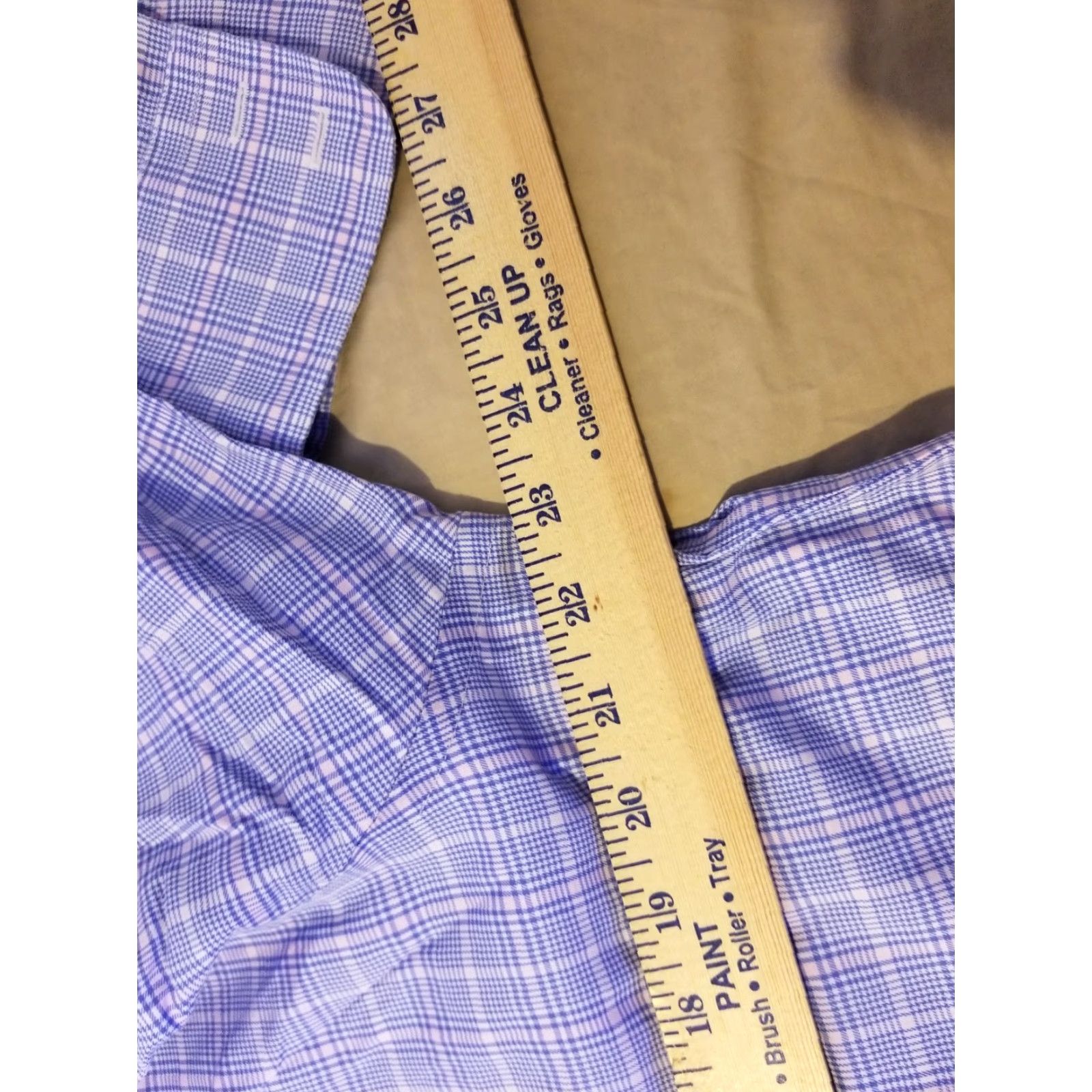 Brooks Brothers Brooks Brothers Mens Dress Shirt 16 34 Pink Blue Button Cotton Striped Size 42R - 4 Thumbnail
