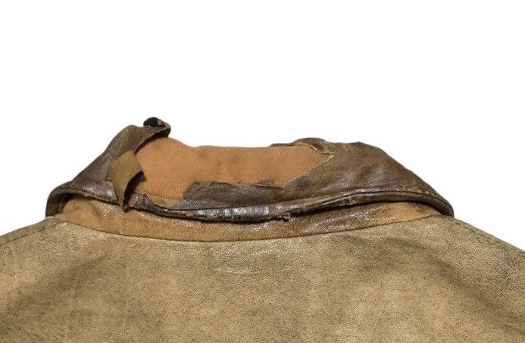 Vintage Trashed Vintage 80s Airbone Flight Bomber Leather Jacket Size US L / EU 52-54 / 3 - 9 Thumbnail