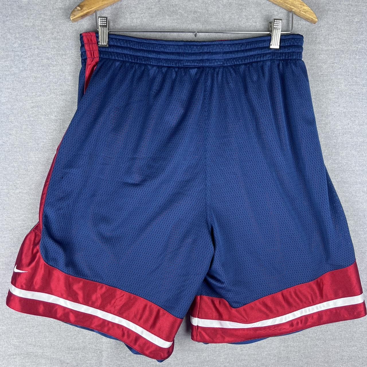 Nike VTG Nike Basketball Mesh Athletic Shorts Red Navy Fits L-XL Size US 33 - 2 Thumbnail