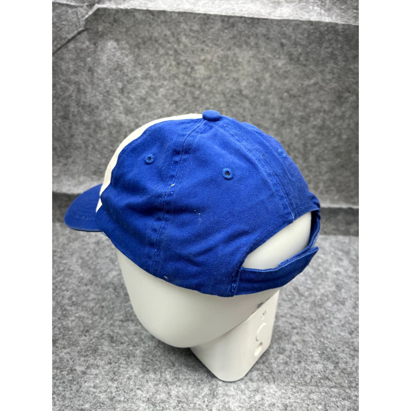 Vintage VINTAGE Seaworld Hat Cap Strap Back Women One Size Blue Cotton Low Profile Dolphin Whale Size ONE SIZE - 5 Thumbnail