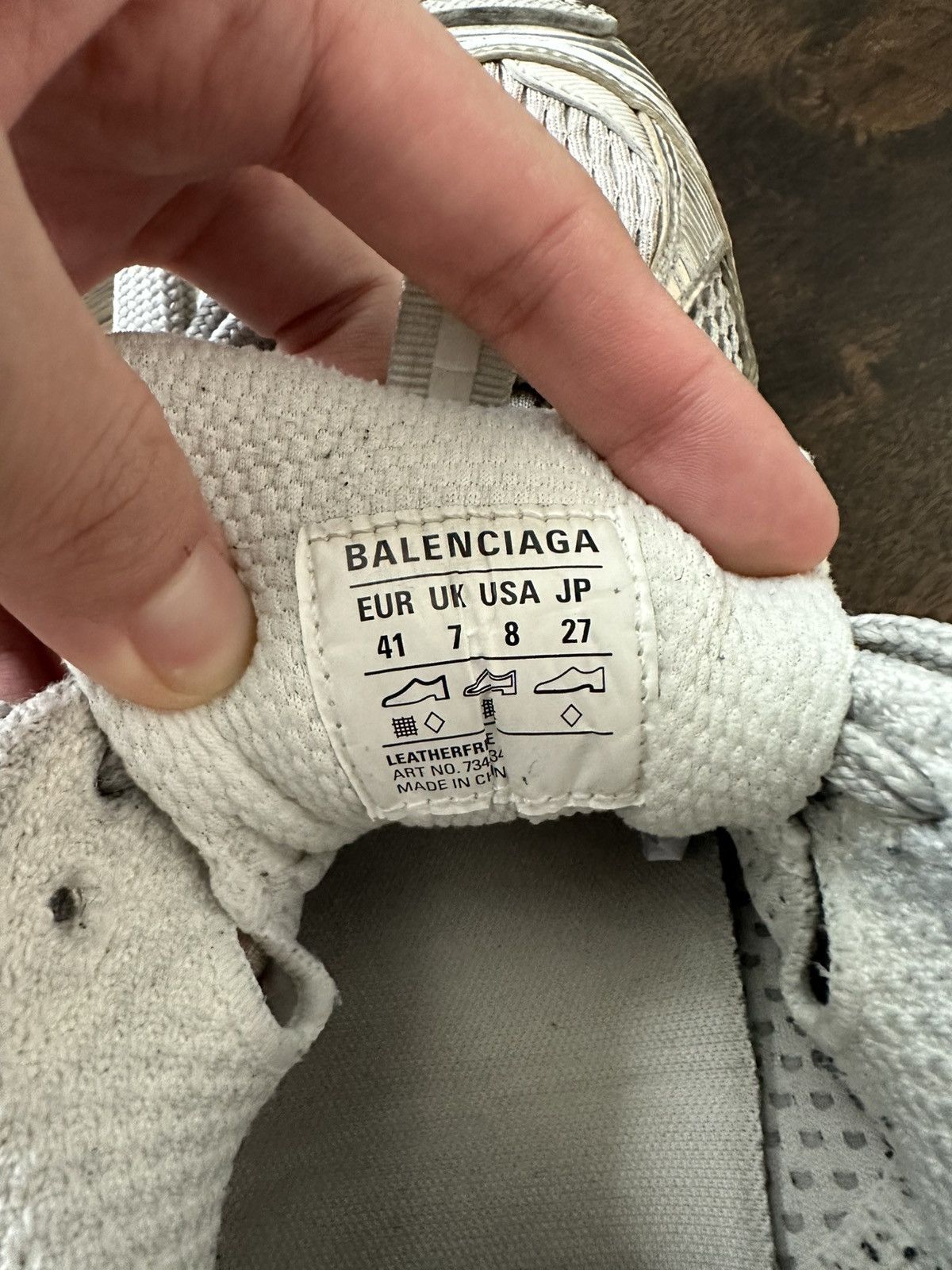 Balenciaga Balenciaga 3XL Grey Size US 8 / EU 41 - 8 Thumbnail